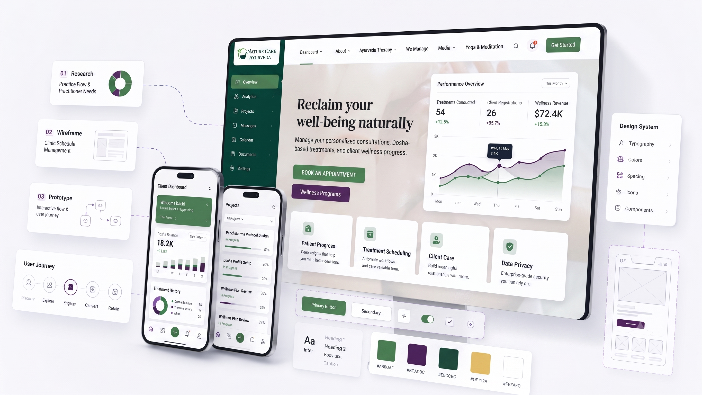 Corporate UI Design Interface Preview